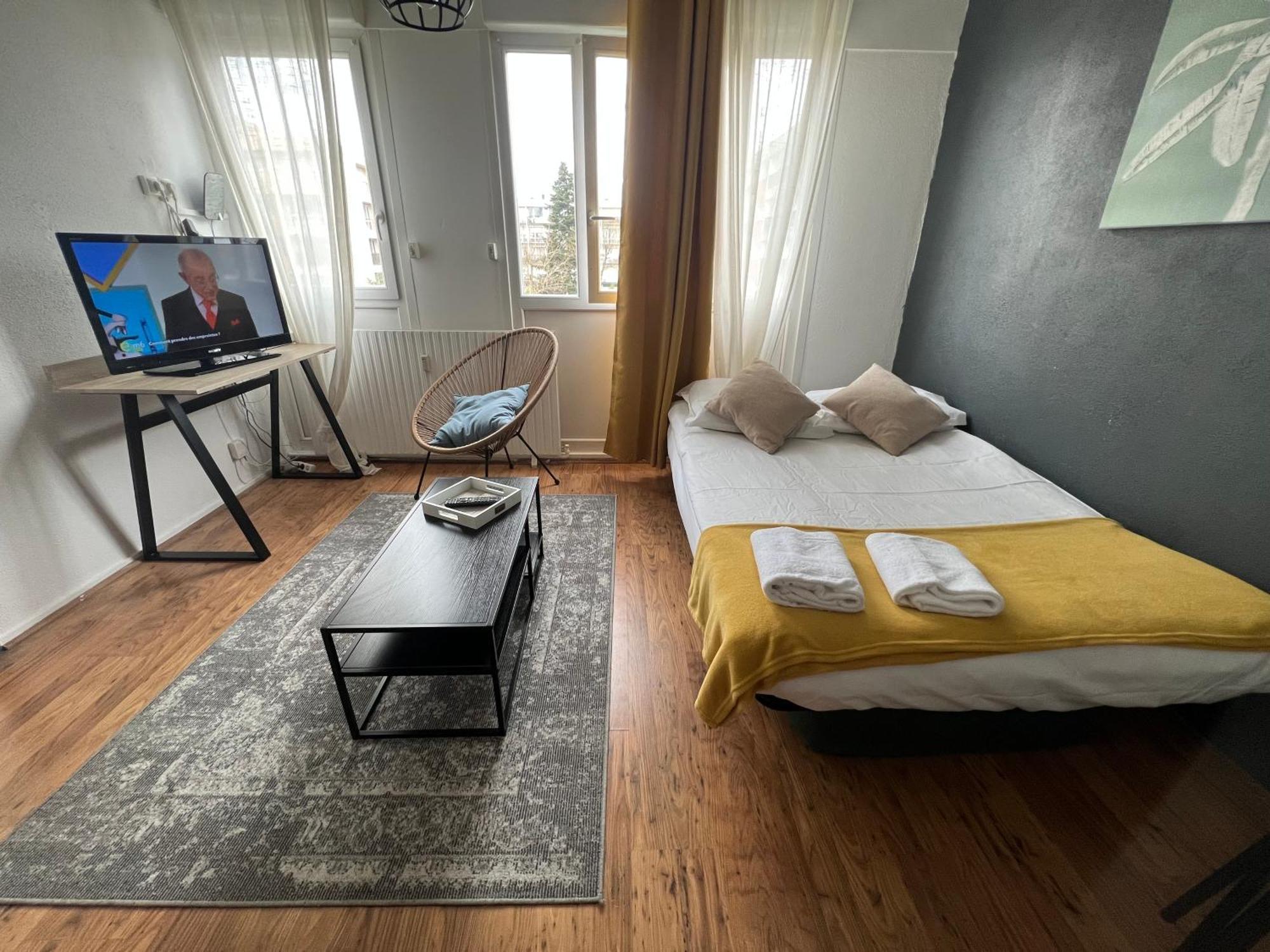 Mon Palmier Grand Appartement Parking Un-Sejour-A-Part Metz Ngoại thất bức ảnh